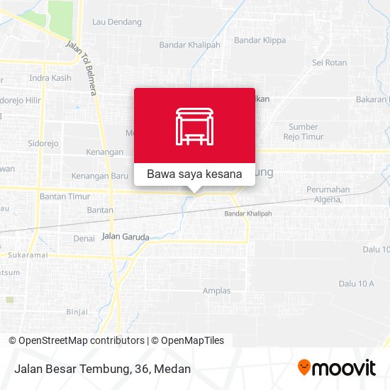 Peta Jalan Besar Tembung, 36