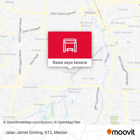 Peta Jalan Jamin Ginting, 612