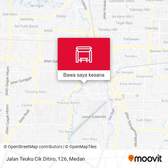 Peta Jalan Teuku Cik Ditiro, 126