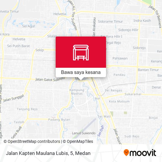 Peta Jalan Kapten Maulana Lubis, 5