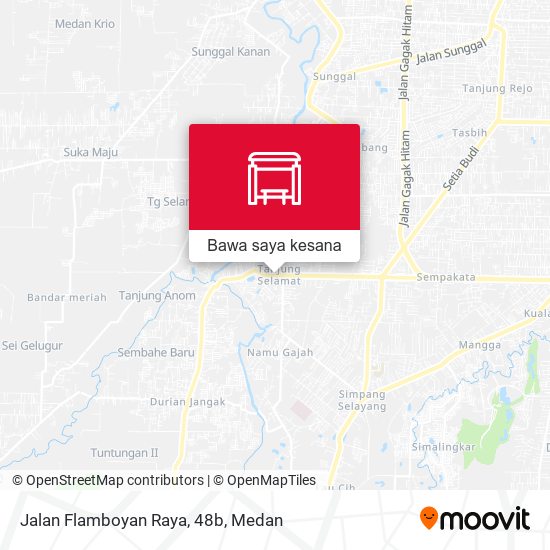 Peta Jalan Flamboyan Raya, 48b