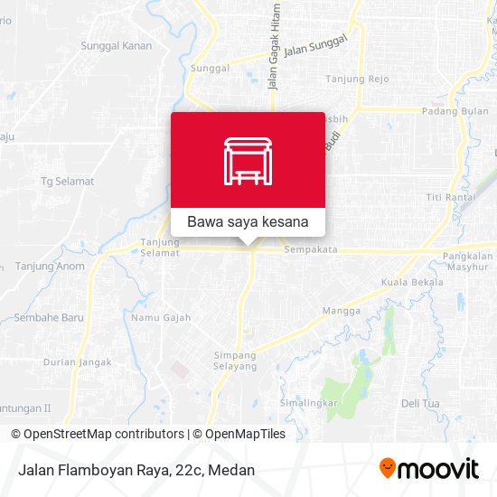 Peta Jalan Flamboyan Raya, 22c