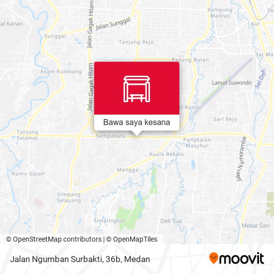 Peta Jalan Ngumban Surbakti, 36b
