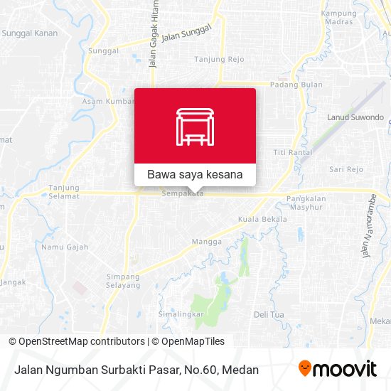 Peta Jalan Ngumban Surbakti Pasar, No.60