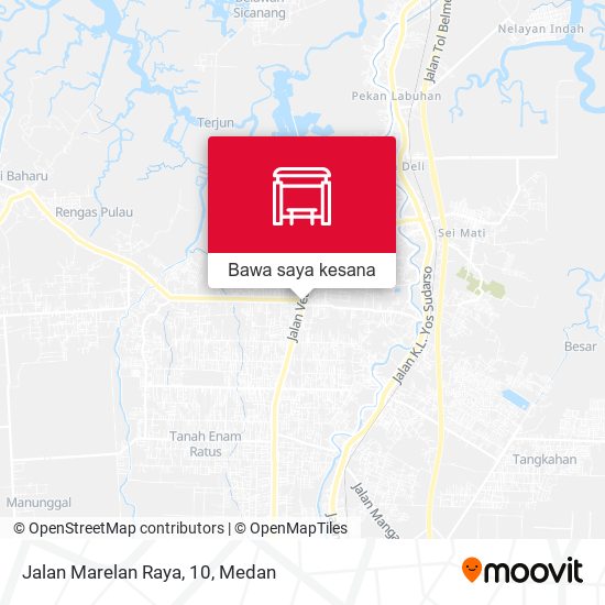 Peta Jalan Marelan Raya, 10