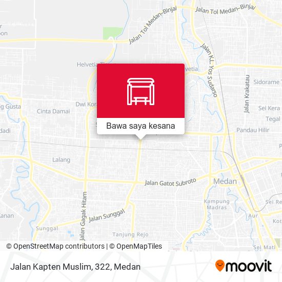 Peta Jalan Kapten Muslim, 322