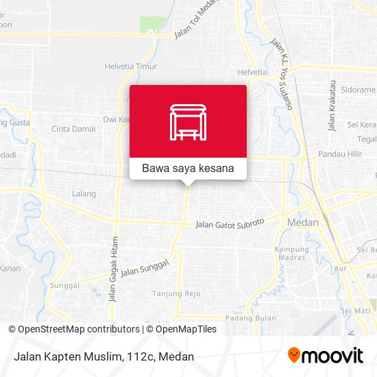 Peta Jalan Kapten Muslim, 112c