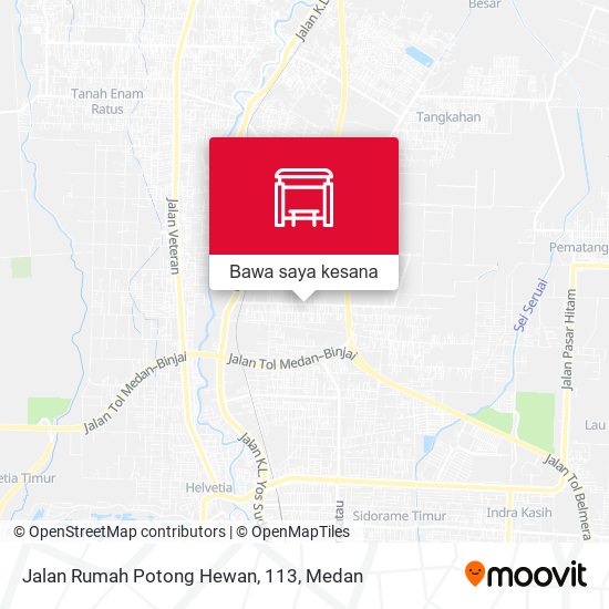 Peta Jalan Rumah Potong Hewan, 113