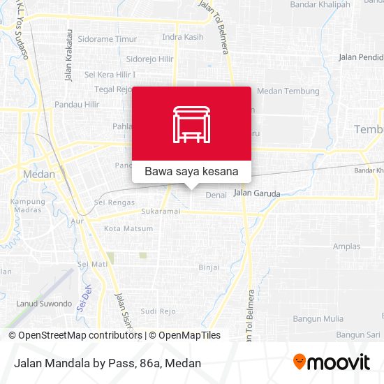 Peta Jalan Mandala by Pass, 86a