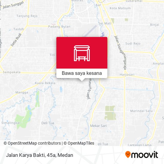 Peta Jalan Karya Bakti, 45a