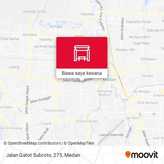 Peta Jalan Gatot Subroto, 275