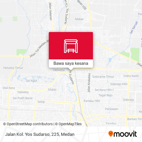Peta Jalan Kol. Yos Sudarso, 225