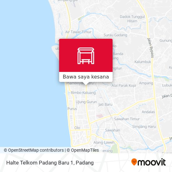 Peta Halte Telkom Padang Baru 1