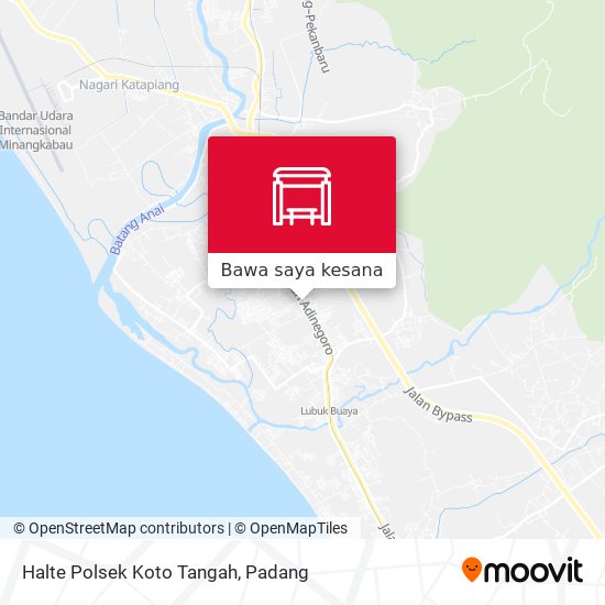 Peta Halte Polsek Koto Tangah