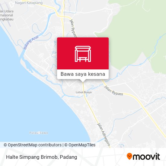 Peta Halte Simpang Brimob