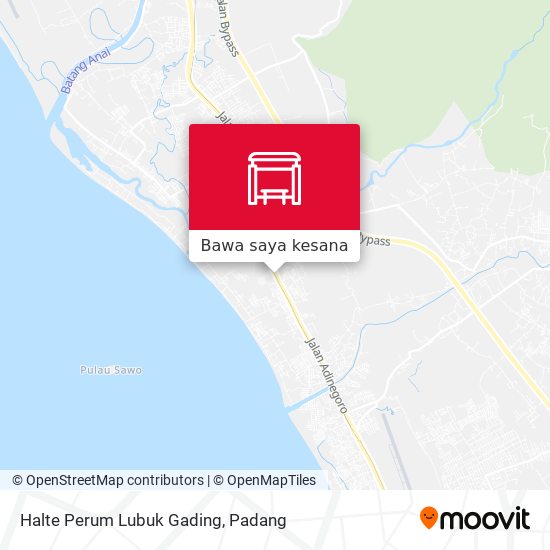 Peta Halte Perum Lubuk Gading