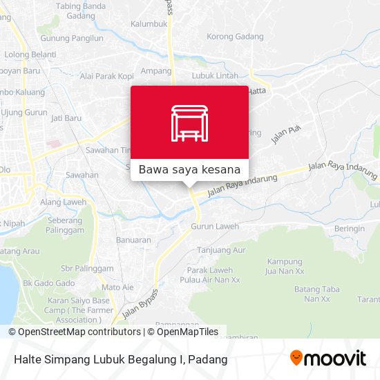 Peta Halte Simpang Lubuk Begalung I
