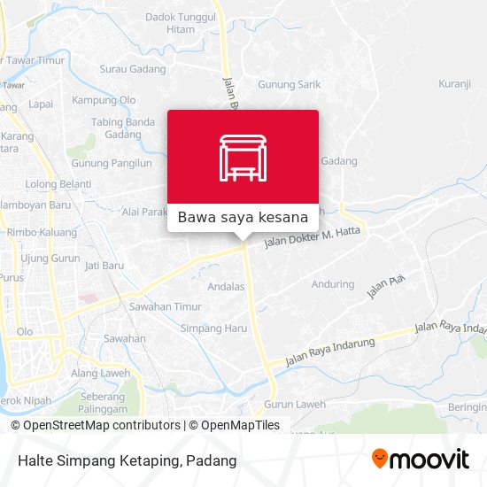Peta Halte Simpang Ketaping