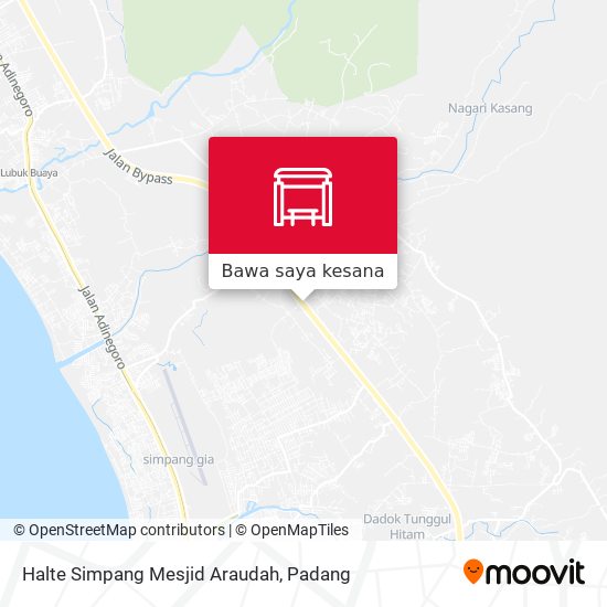 Peta Halte Simpang Mesjid Araudah