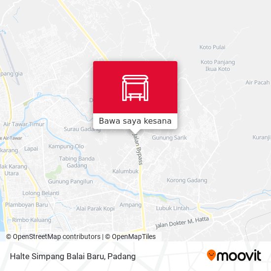 Peta Halte Simpang Balai Baru