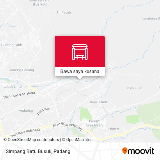 Peta Simpang Batu Busuk