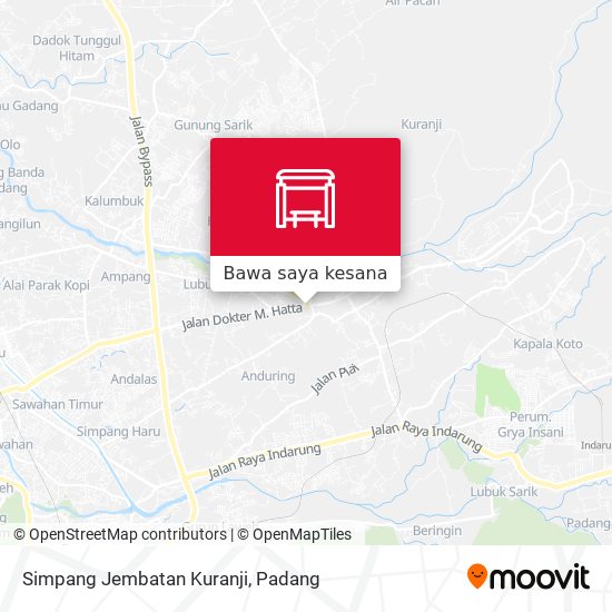 Peta Simpang Jembatan Kuranji
