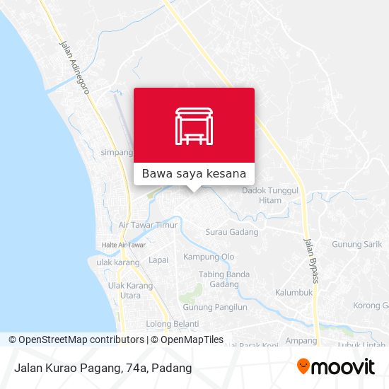 Peta Jalan Kurao Pagang, 74a