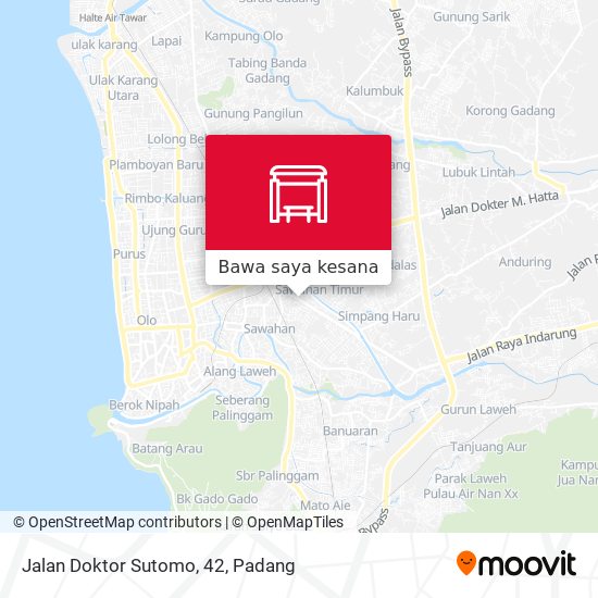 Peta Jalan Doktor Sutomo, 42