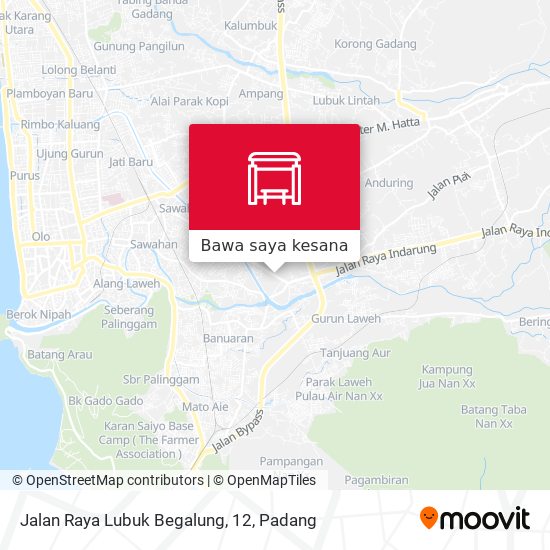 Peta Jalan Raya Lubuk Begalung, 12