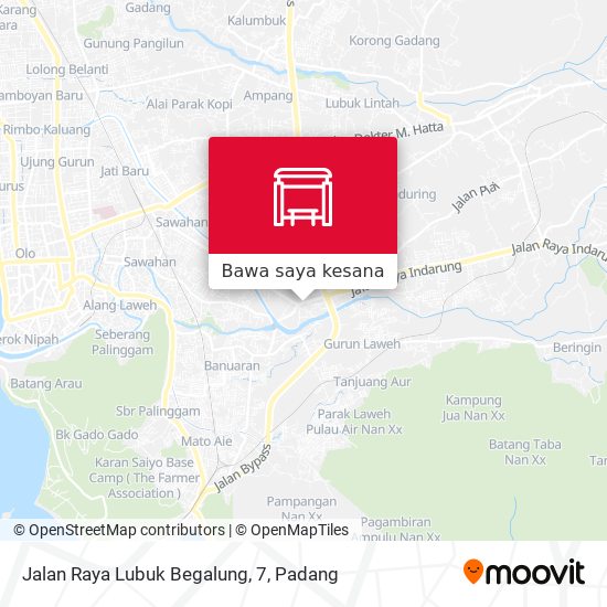 Peta Jalan Raya Lubuk Begalung, 7
