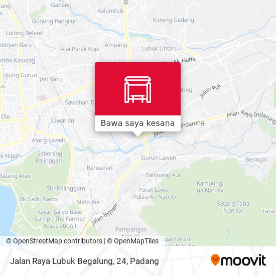 Peta Jalan Raya Lubuk Begalung, 24