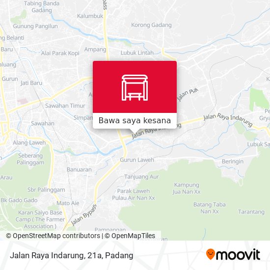Peta Jalan Raya Indarung, 21a