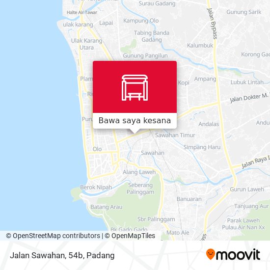 Peta Jalan Sawahan, 54b