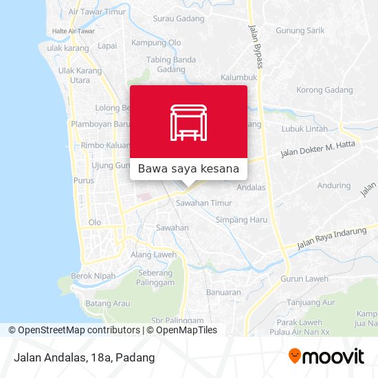 Peta Jalan Andalas, 18a