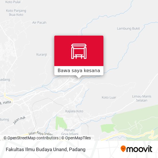 Peta Fakultas Ilmu Budaya Unand