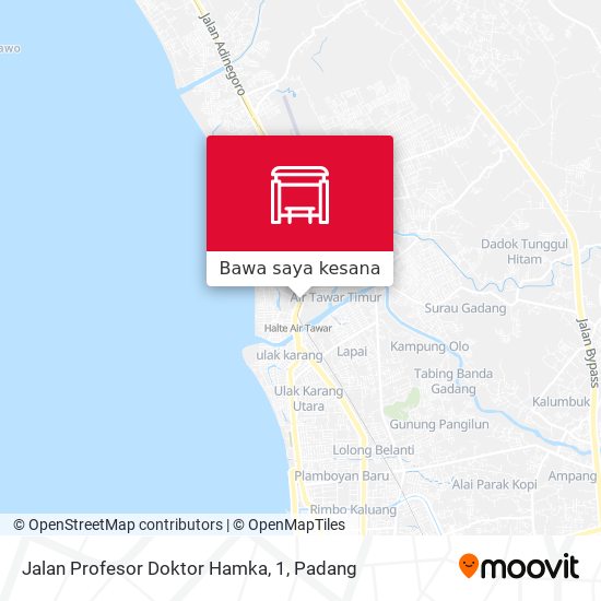 Peta Jalan Profesor Doktor Hamka, 1