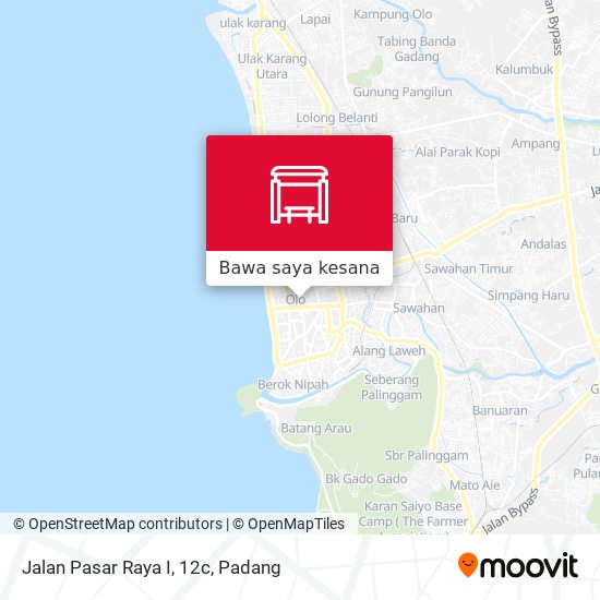 Peta Jalan Pasar Raya I, 12c