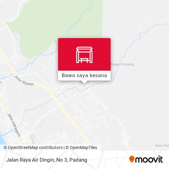 Peta Jalan Raya Air Dingin, No 3