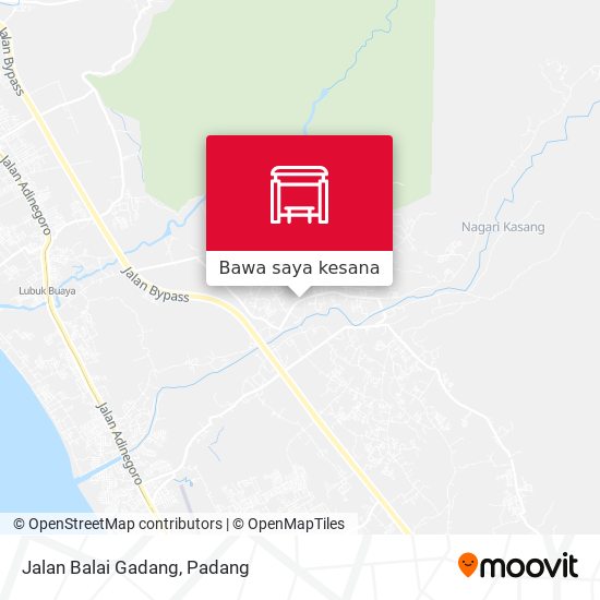 Peta Jalan Balai Gadang