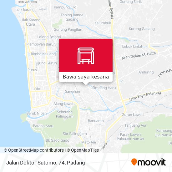 Peta Jalan Doktor Sutomo, 74