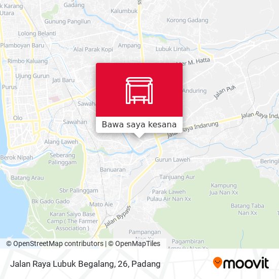 Peta Jalan Raya Lubuk Begalang, 26