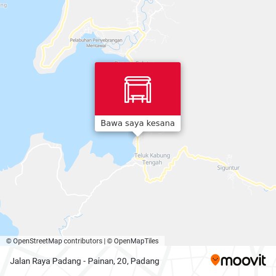 Peta Jalan Raya Padang - Painan, 20