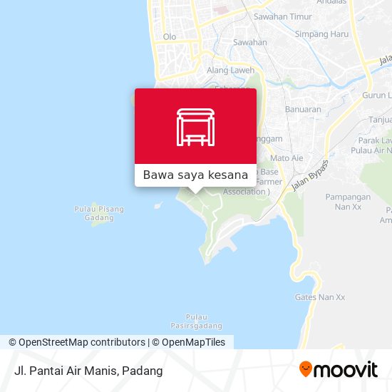 Peta Jl. Pantai Air Manis