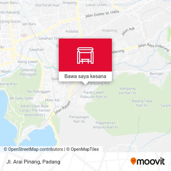Peta Jl. Arai Pinang