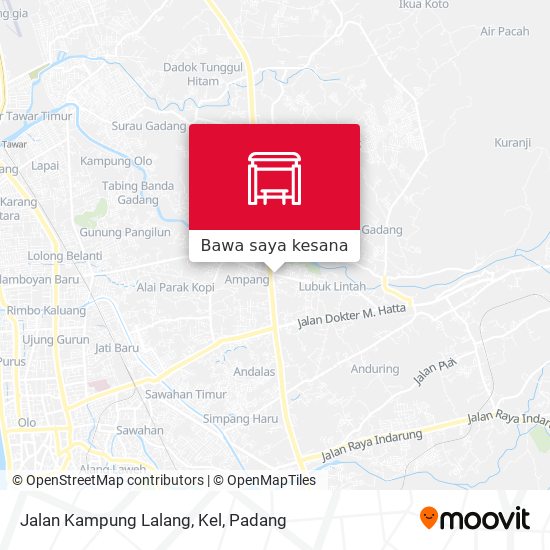 Peta Jalan Kampung Lalang, Kel