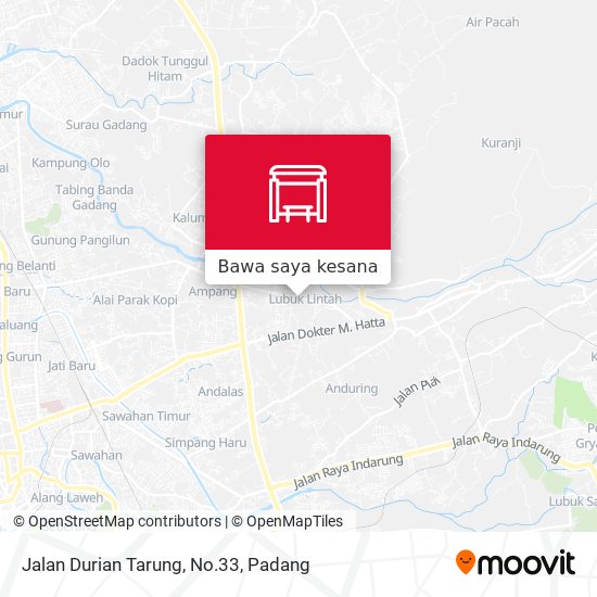 Peta Jalan Durian Tarung, No.33