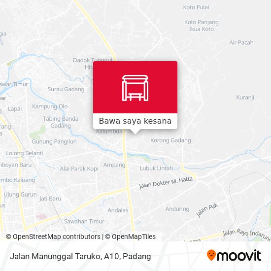 Peta Jalan Manunggal Taruko, A10