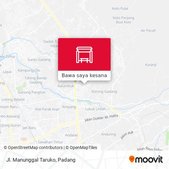 Peta Jl. Manunggal Taruko