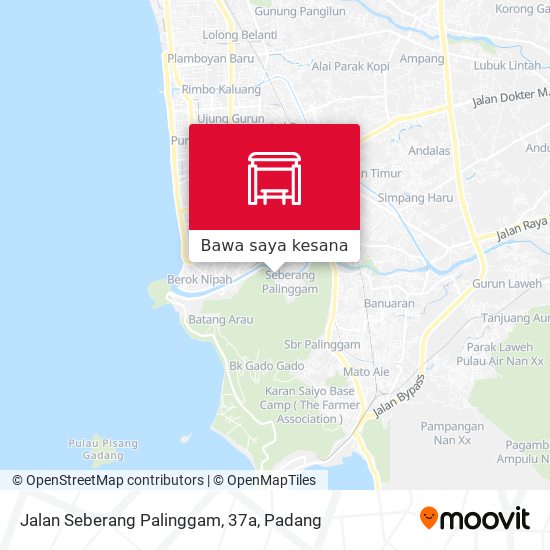 Peta Jalan Seberang Palinggam, 37a