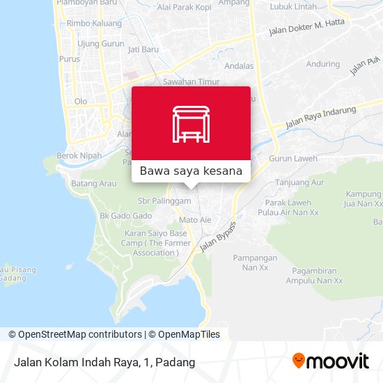 Peta Jalan Kolam Indah Raya, 1
